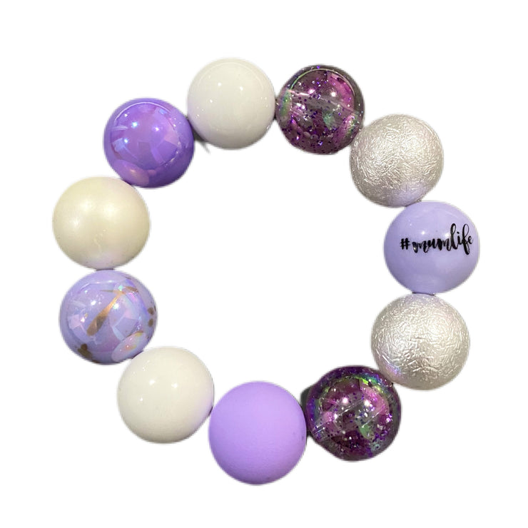 BB Mama Bead Bracelet- Lilac Mum Life