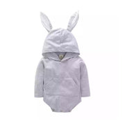 Cotton Tail Onesie- Grey