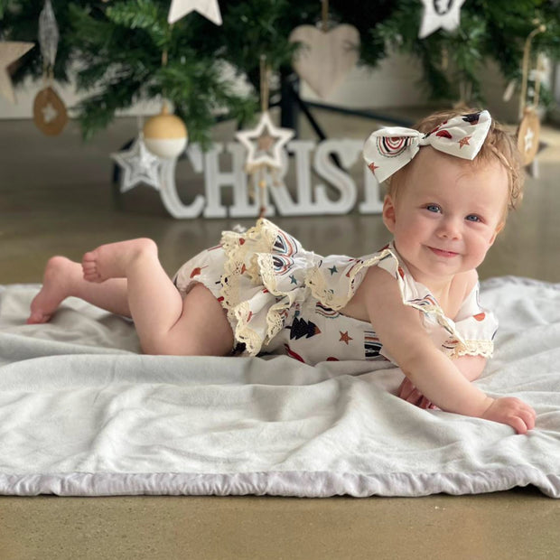 Quinn Christmas Romper Set