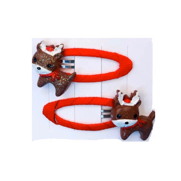 Rudolph Glitz Hair Clips Set - SEO Optimizer Test