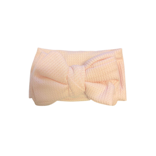 Wilma Waffle Headband- Pink