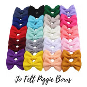 Jo Felt Piggie bows