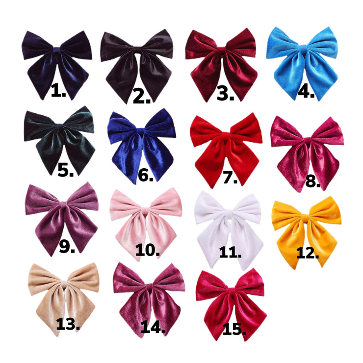 Viola Velvet Bows