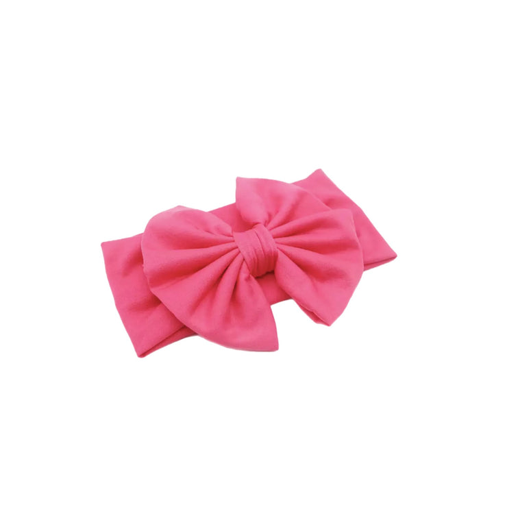 Aria Bow Headband- Magenta