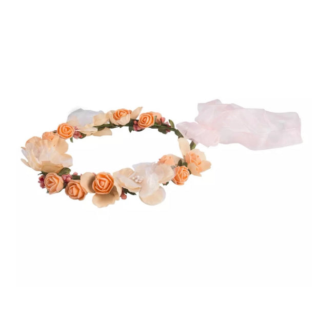 Roma Halo Crown - Apricot