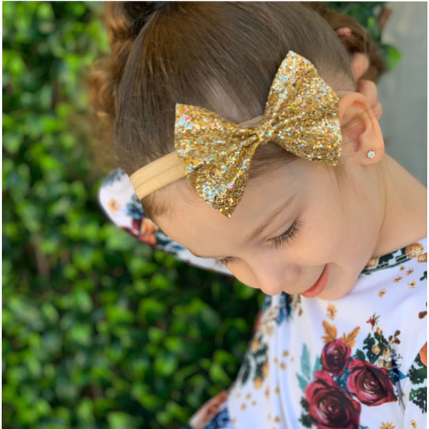 Gracie Pinch Bow Headbands