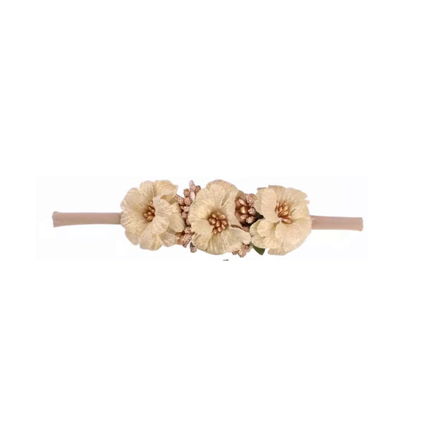 Bouquet Headband- Golden Posy