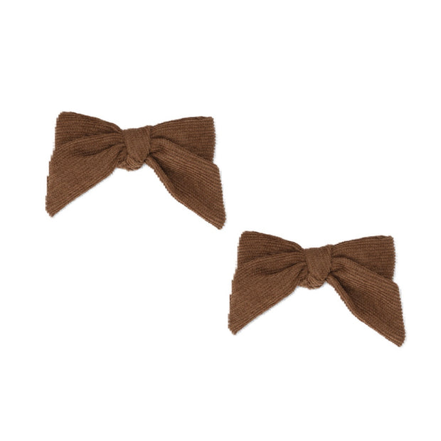 Myra Piggie Bows- Mocha