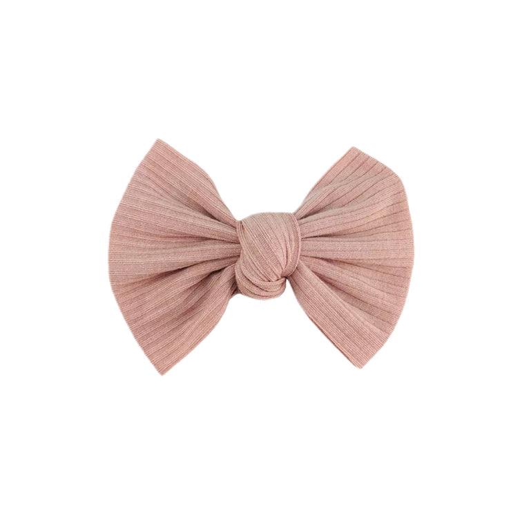 Jamie Twist Bow- Musk Pink