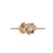 Bouquet Headband- Goldie - thirdshiftvermont