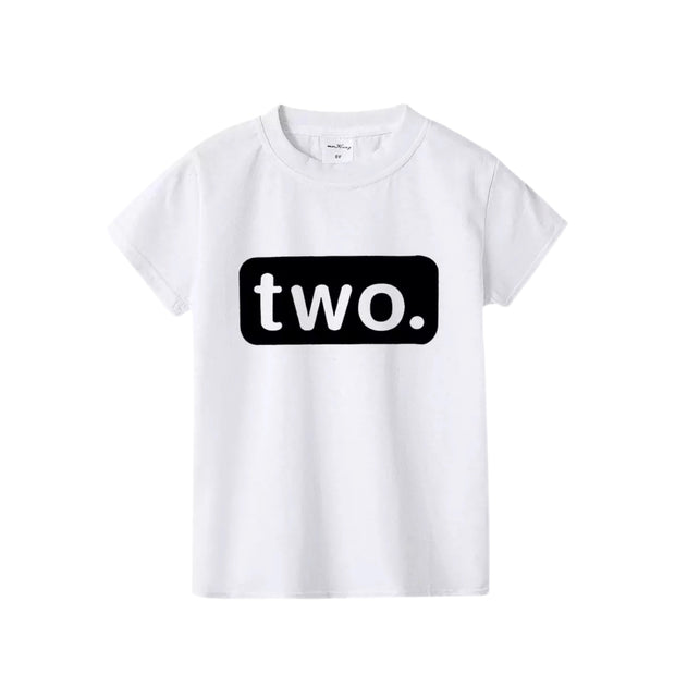 TWO Birthday Tee