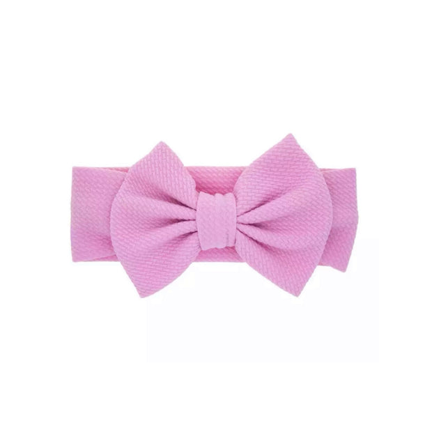 Jolie Bow Headband- Pink