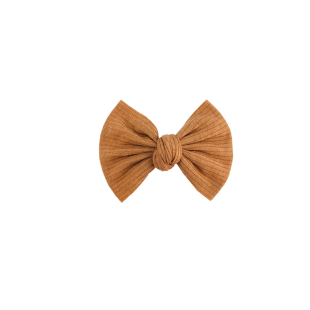 Jamie Twist Bow- Copper Brown