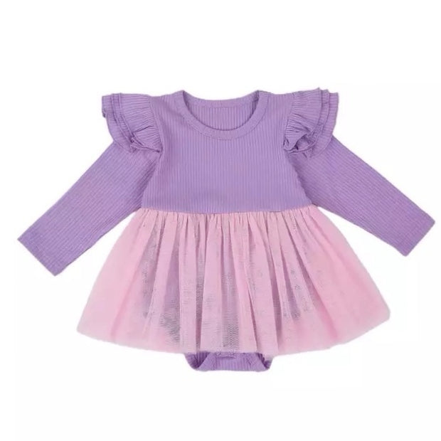 Gracen Tutu Romper- Purple