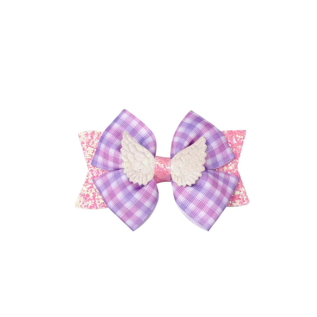 Carissa Wing Bow- Purple