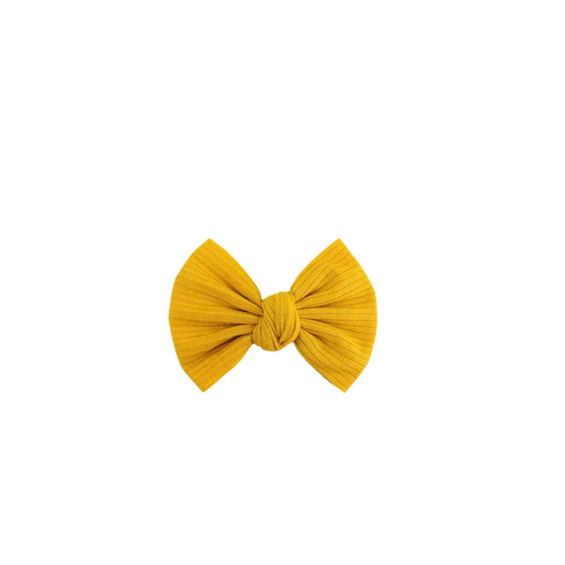 Jamie Twist Bow- Deep Yellow