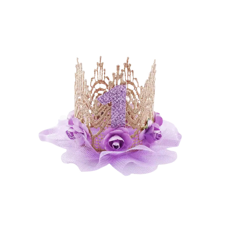 Ultimate “Mini” Birthday Crown- Purple