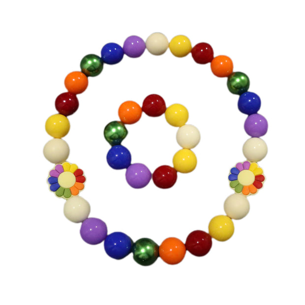 BB Bead Set- Rainbow Daisy