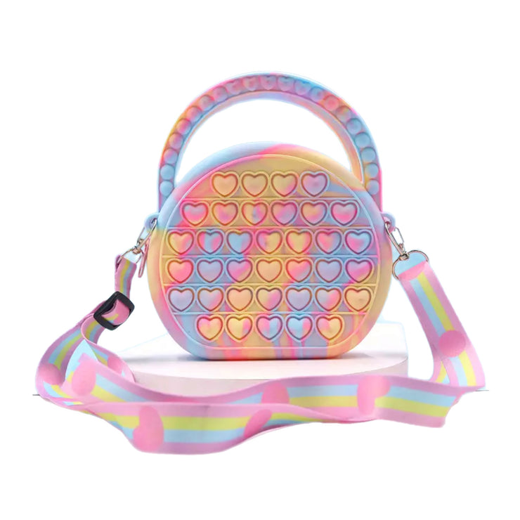 Pop it Purse- Rainbow