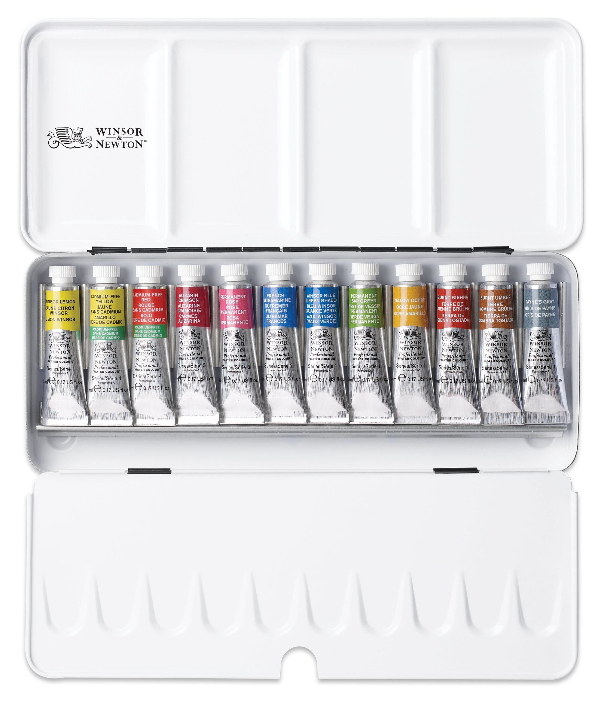 Winsor & Newton Black Box sæt med 12 tuber á 5ml