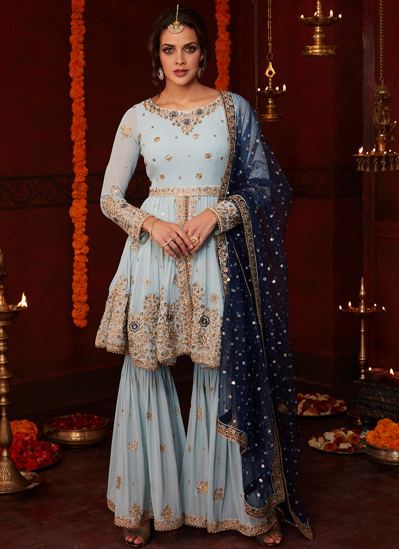 heavy sharara gharara