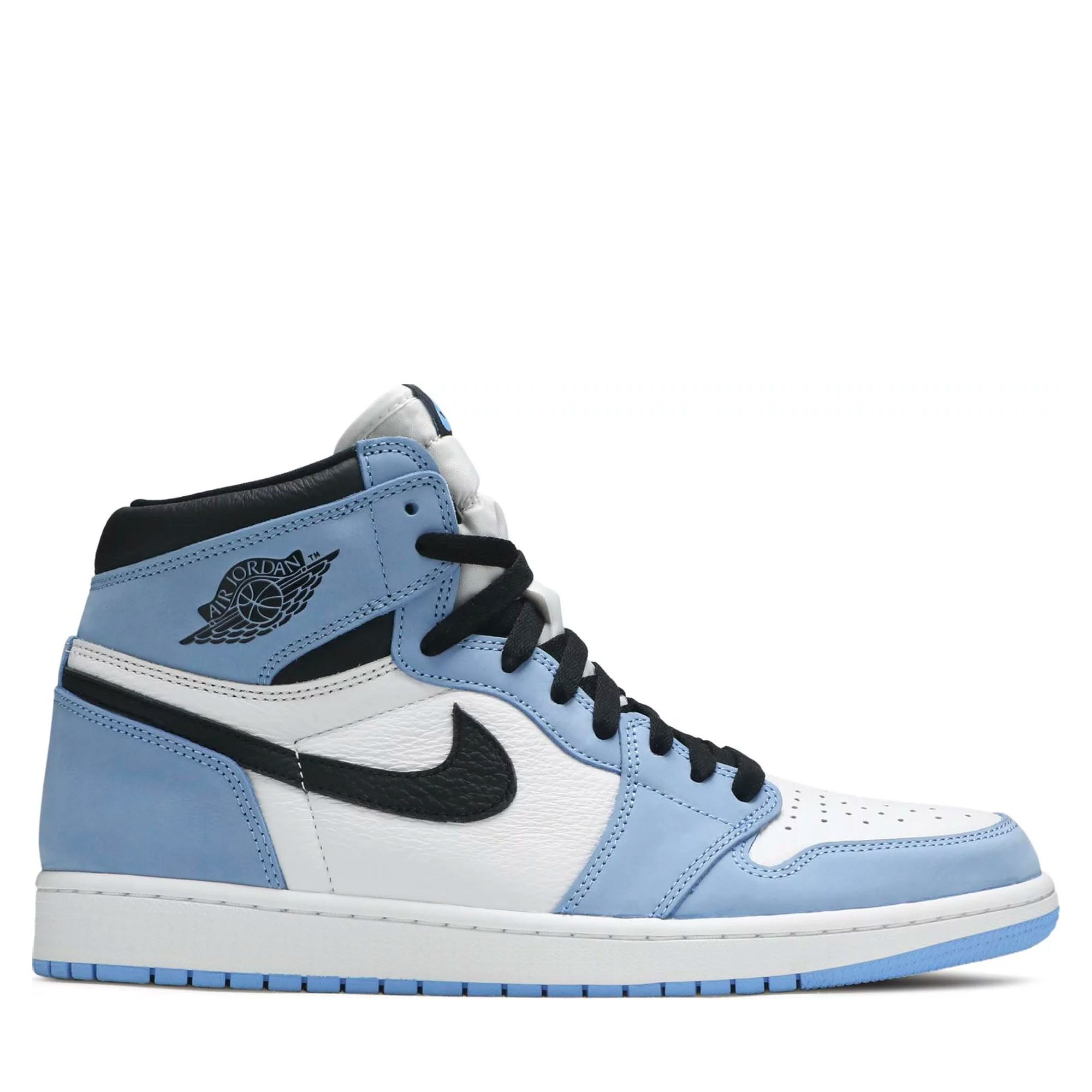 Jordan 1 Retro High White University Blue Black | PLUS