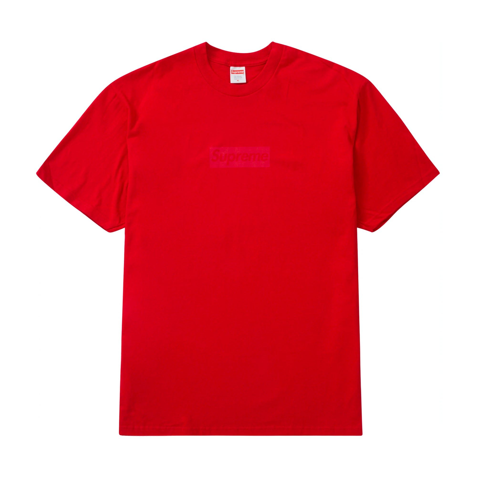 Supreme Tonal Box Logo Tee Red | PLUS