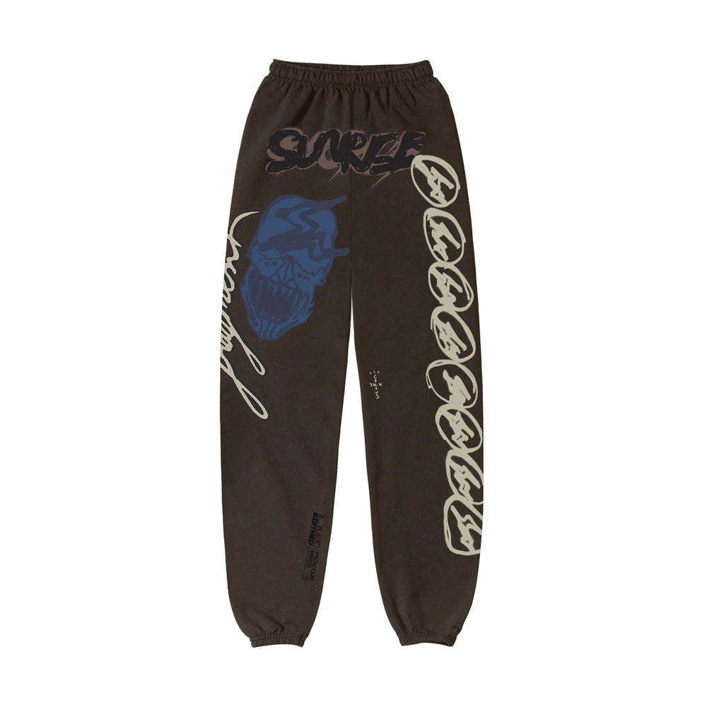 Travis Scott Cactus Jack For Fragment Sunrise Sweatpants Washed Brown