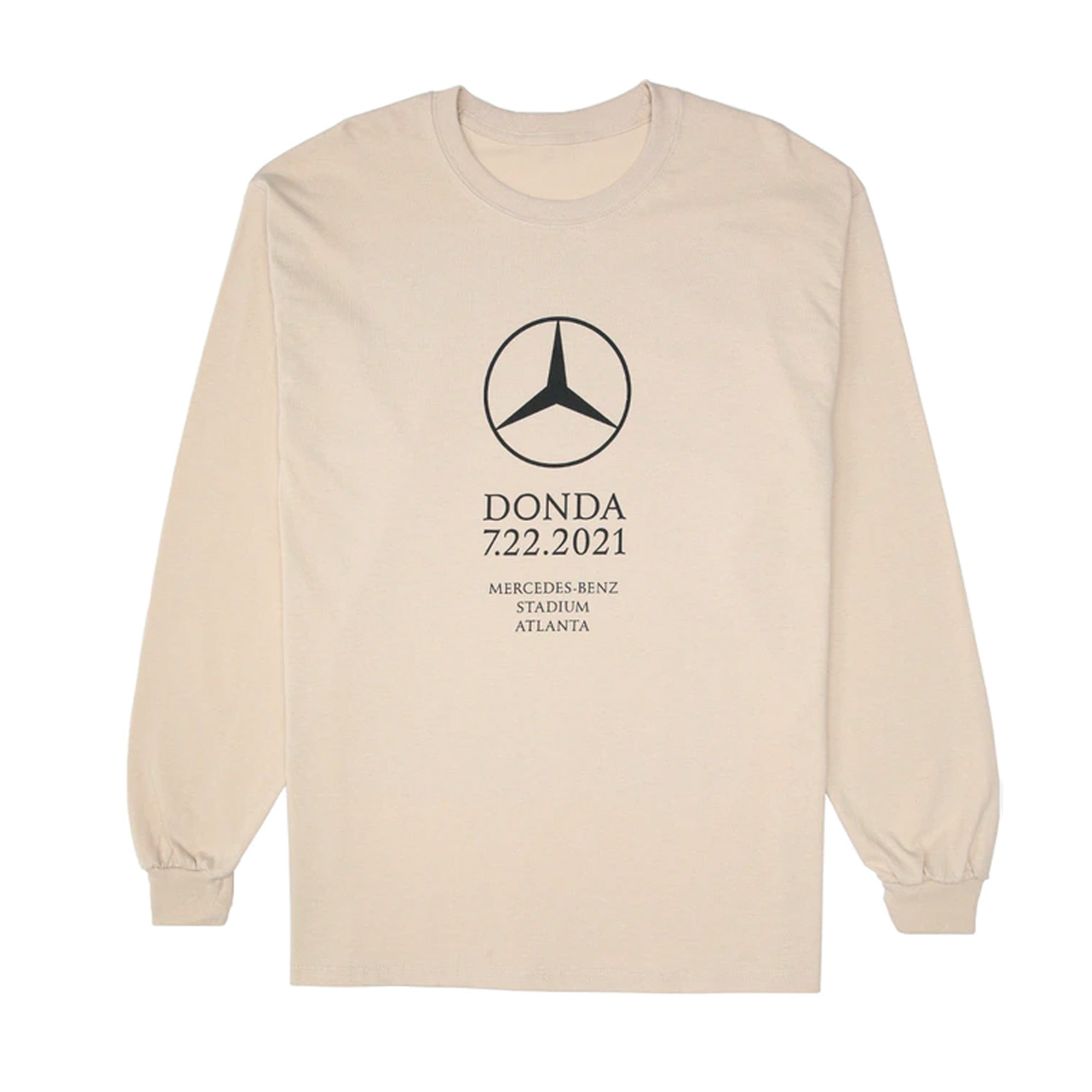 Kanye West DONDA Atlanta Listening Event L/S T-Shirt Cream | PLUS