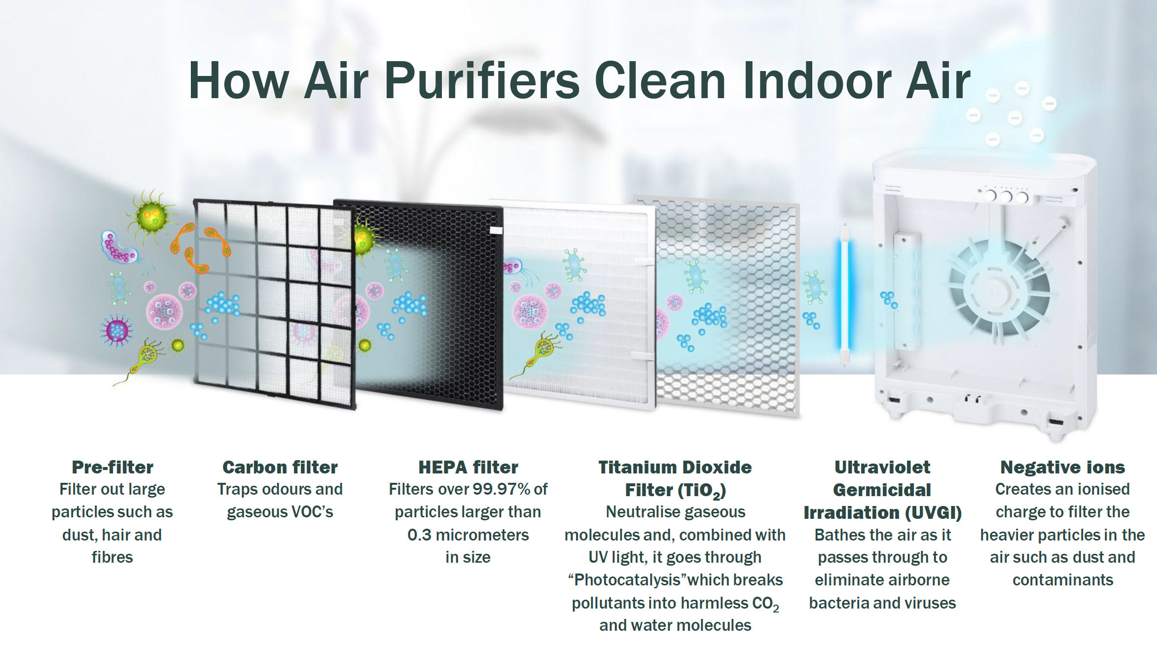 how air purifiers clean the air