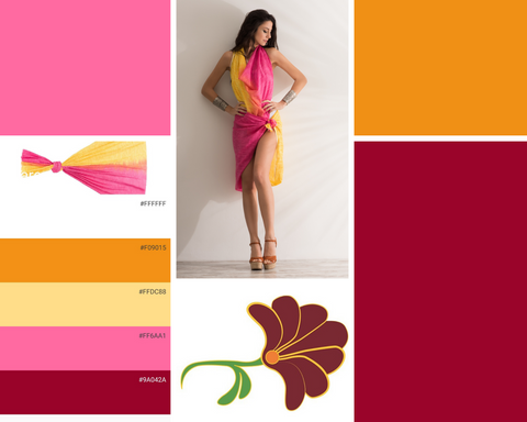 Pareo Sarong color combination