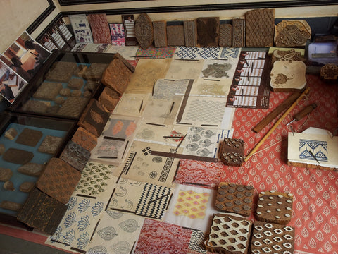 block printing selection