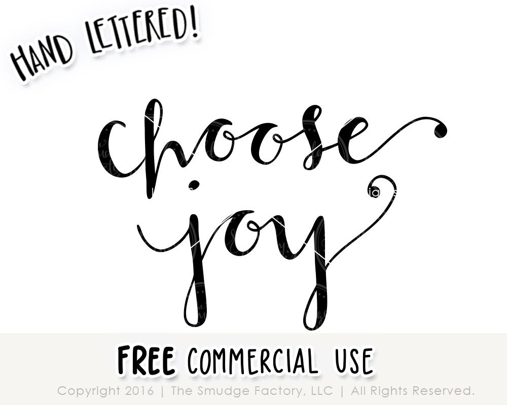 Download Choose Joy Svg Printable The Smudge Factory SVG, PNG, EPS, DXF File