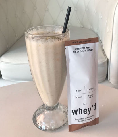 whey protein shake