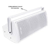 CARME-208WV2-PAIR<br/>CARME Series 2-Pack Dual 8" 600W 2-Way Professional PA DJ Speaker Set, White with Compression Driver for Installation, Live Sound, Karaoke, Bar, Church