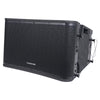 Sound Town ZETHUS-112BPWX4 ZETHUS Series 12 inch Powered 2-Way Line Array Loudspeaker System with Two Titanium Compression Drivers, Black for Live Sound, Club, Bar, Restaurant, Church and School - Left Panel