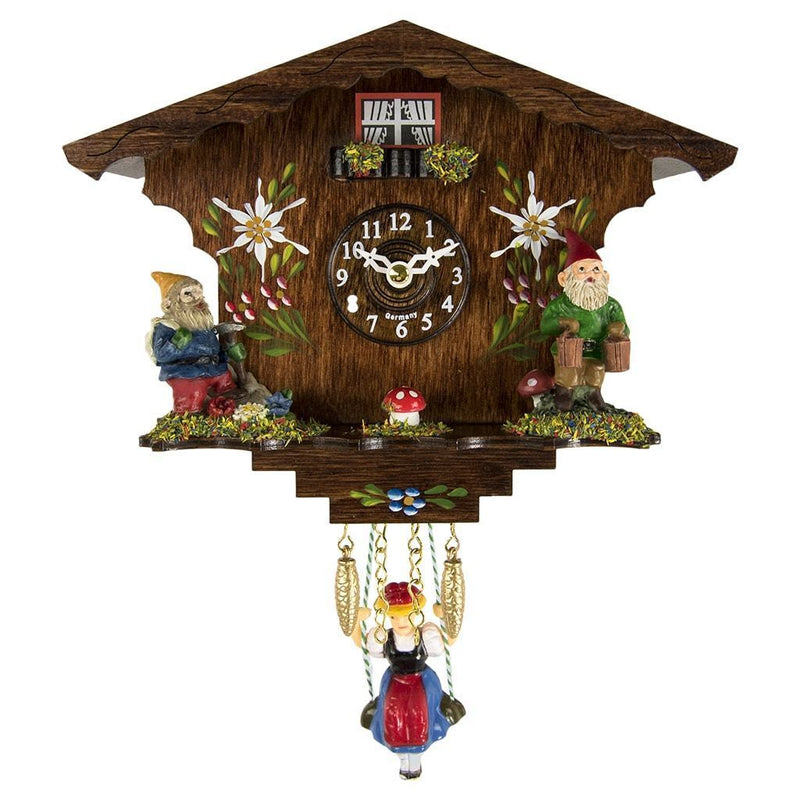 Schaukeluhr Swinging doll clock Cuckoo Chime Black Forest MADE in GERMANY 2014SQ 