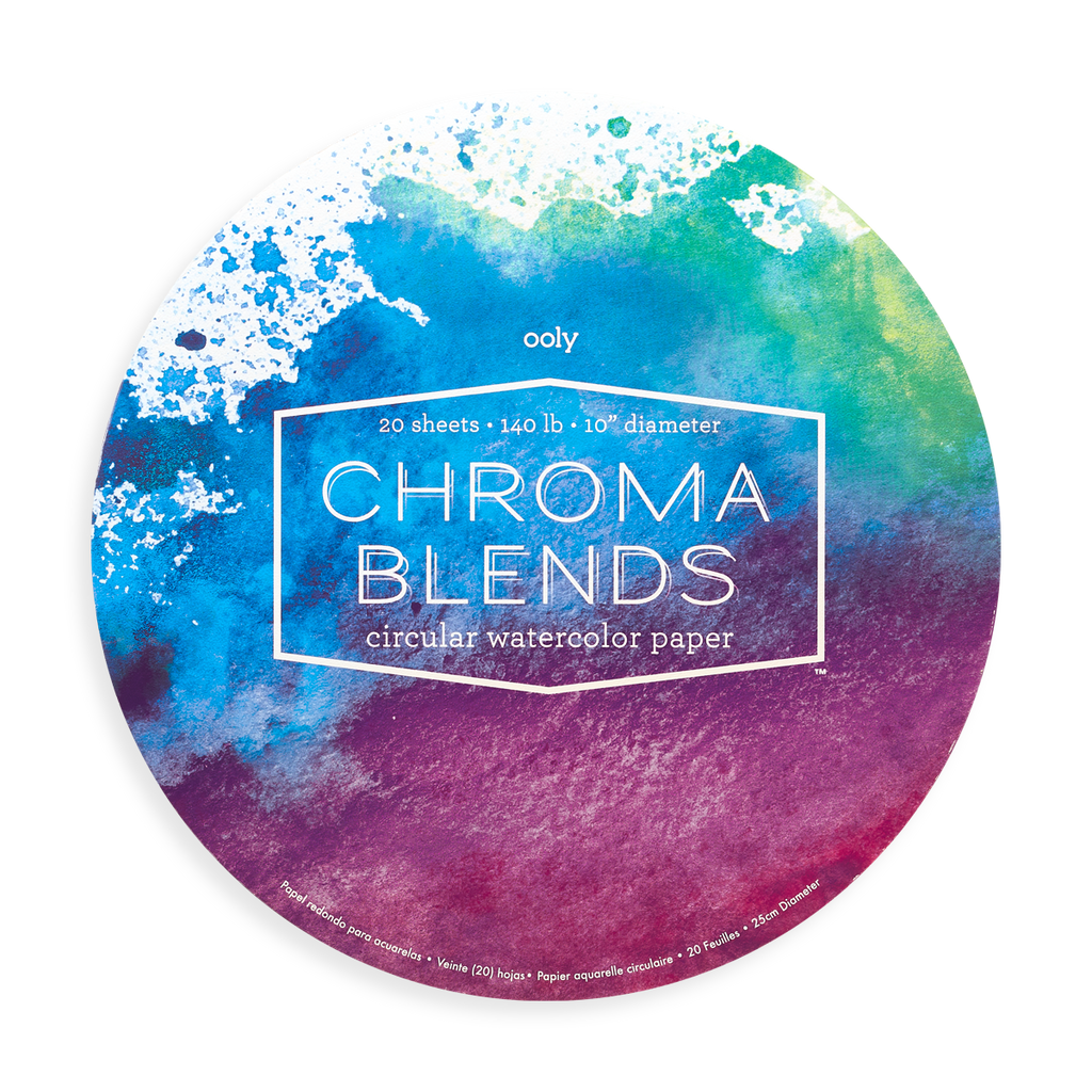 Watercolor Paper Pad Chroma Blends Creative Sketch Giftables Pack Watercolor Brush Pens Ooly Happy Pack 