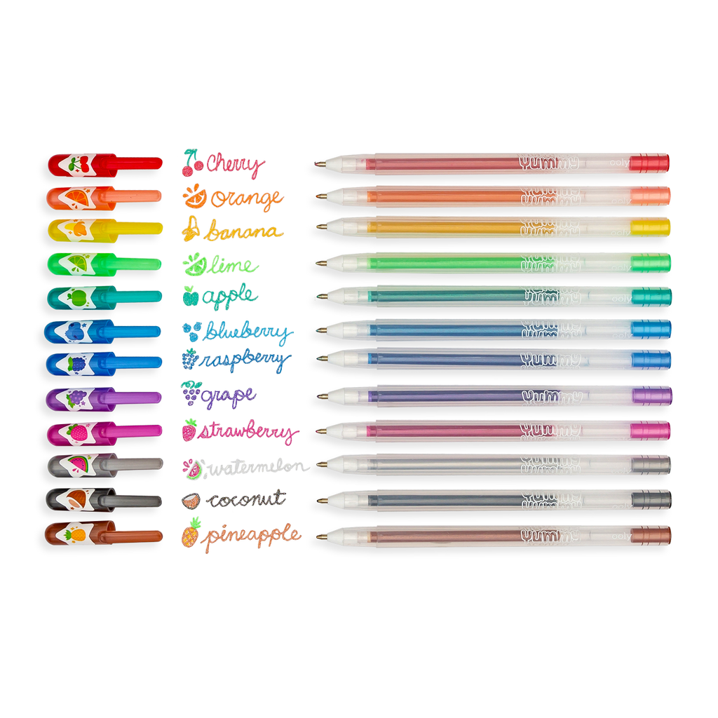 Conflict longontsteking muis of rat Yummy Yummy Scented Glitter Gel Pens 2.0 - OOLY