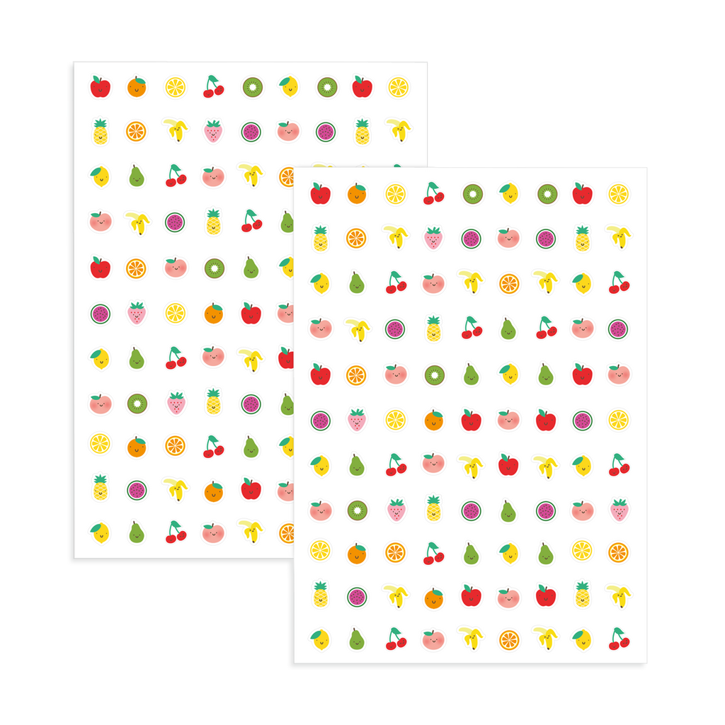Clementine Nail Stickers - 2 Sheets - Calico Sun – OOLY