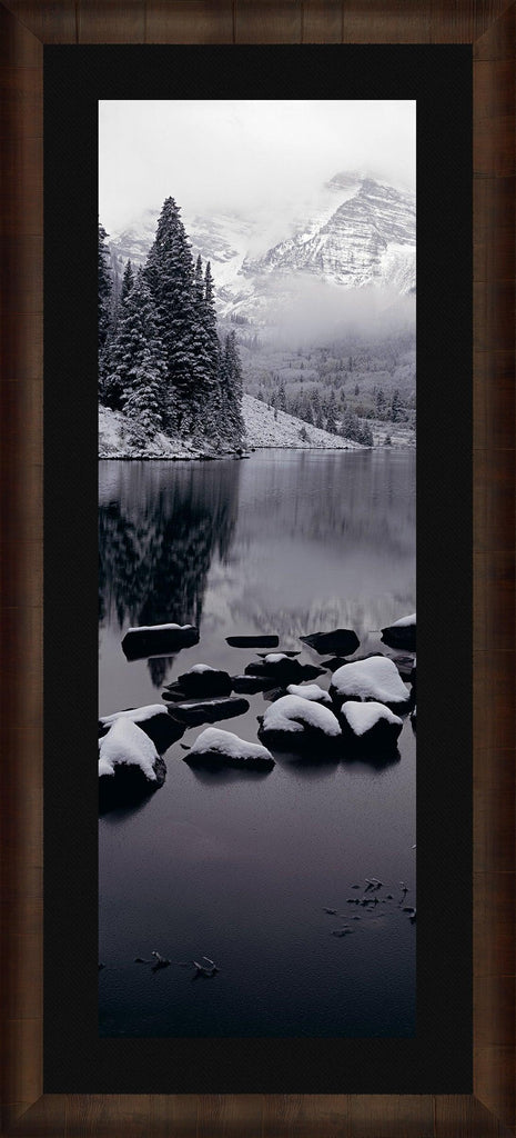 Landscape/Black ART Tree Art Framed A4 Fine Art Print