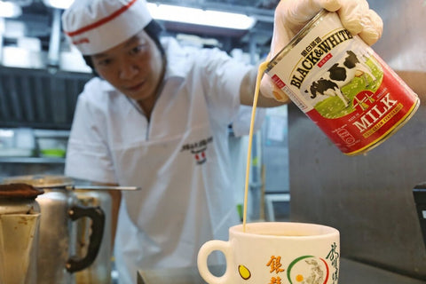 Hong Kong style milk tea and evaporated milk