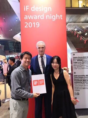 Qi Aerista Smart Tea Brewer winning the iF Design Award 2019