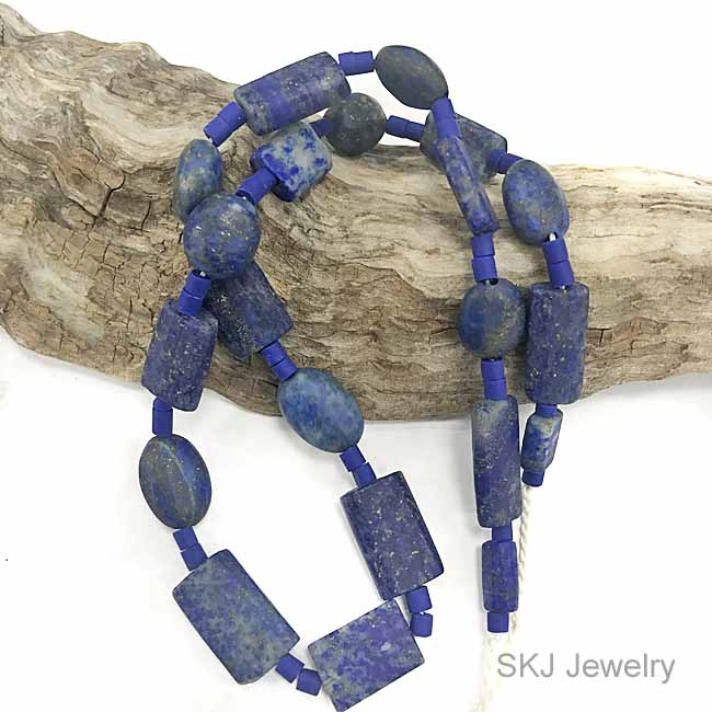 lapis lazuli beads from afghanistan