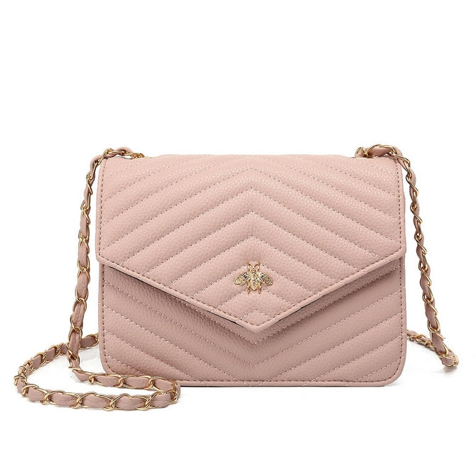 pink gucci bag with bee