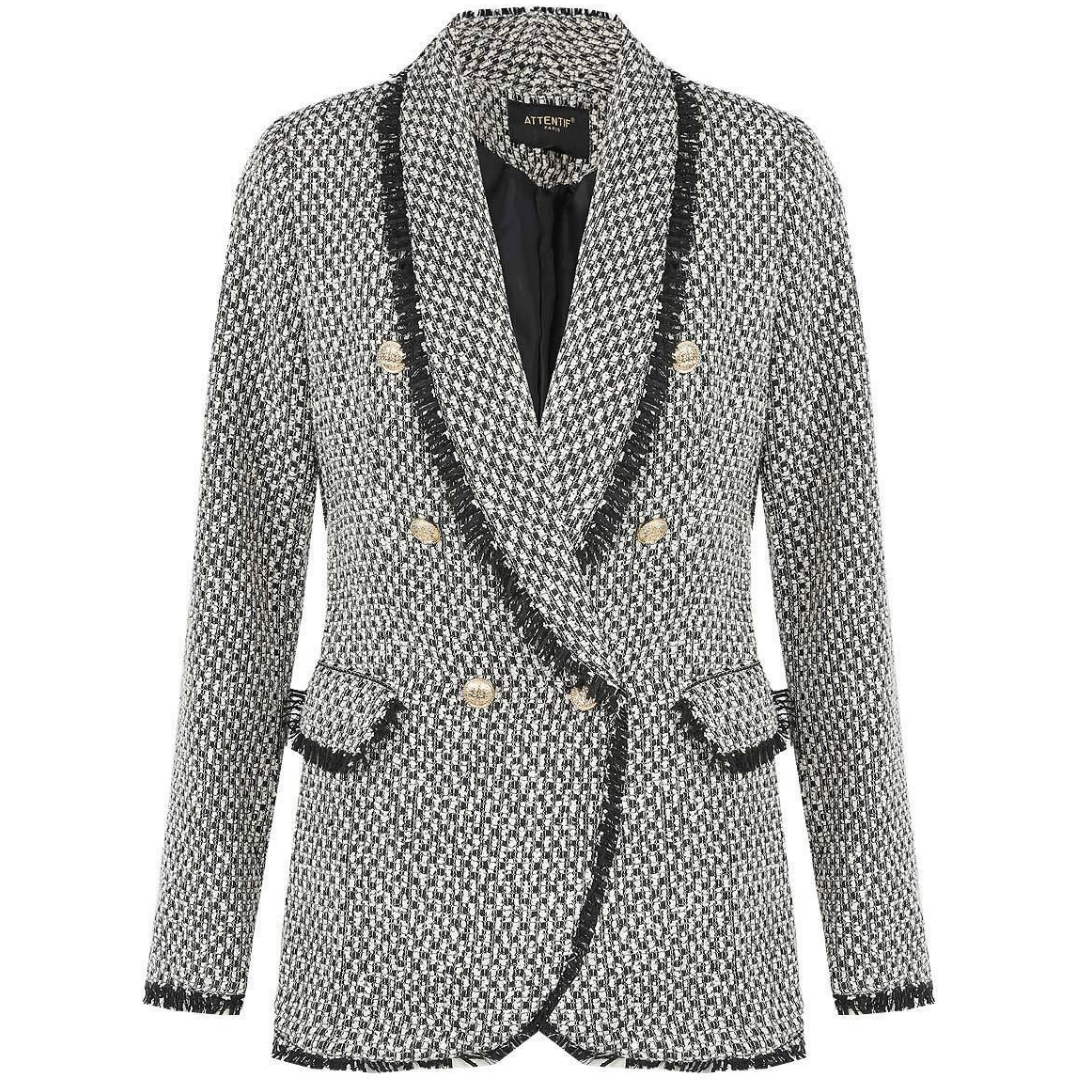 zara balmain blazer