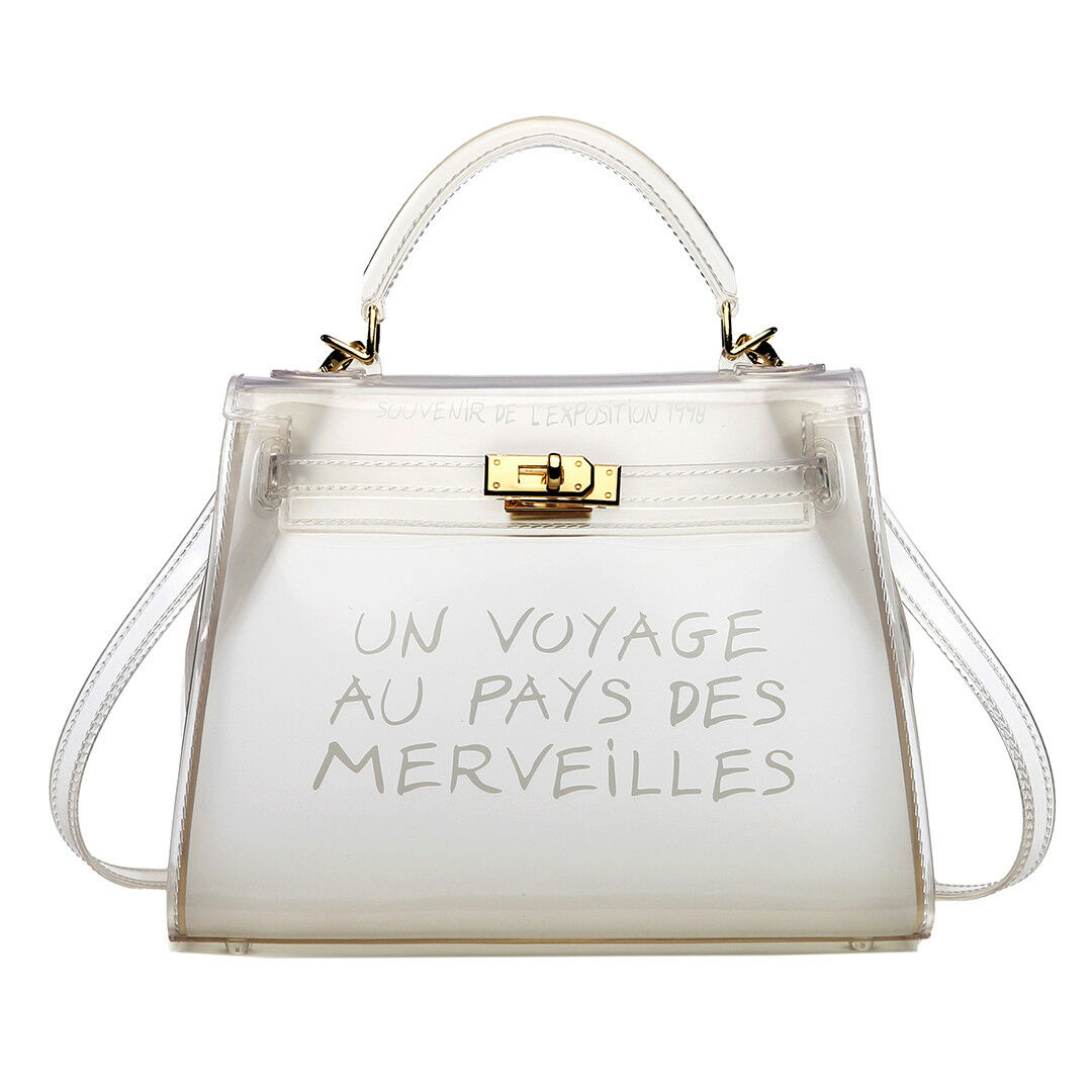 Voyage Clear Mini Hermes Inspired Bag - White – Style Of Beyond