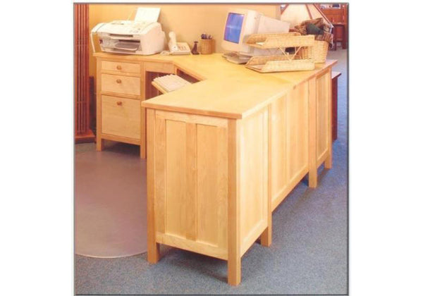 Craftsman Corner Desk Hardwood Artisans Handcrafted Office Furniture