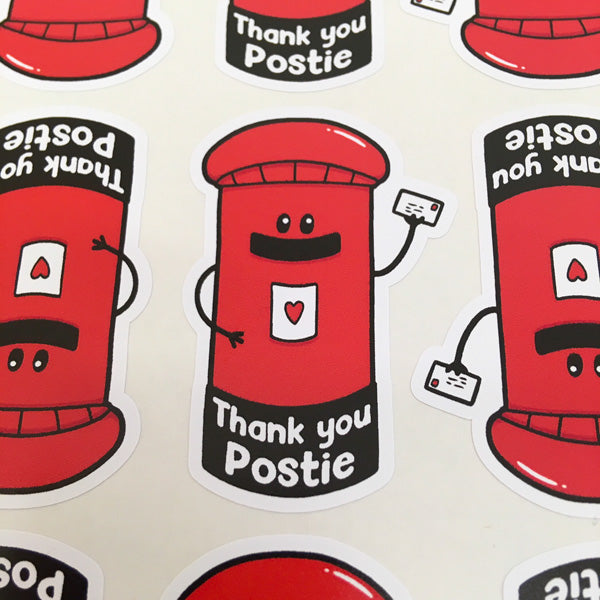 Thank You Postie Stickers Stickerjar