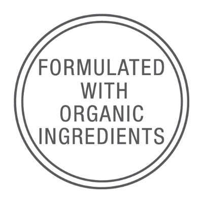 Formulated with Organic Ingredients Seal.